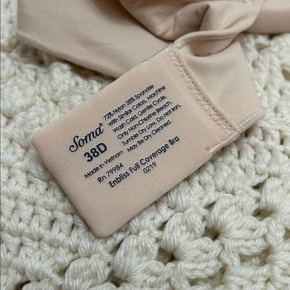 NWOT Soma Enbliss Bra 38D - Picture 2 of 6